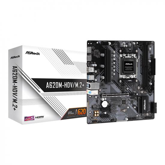 MAINBOARD (เมนบอร์ด) ASROCK A620M-HDV/M.2+ (DDR5)(SOCKET AM5)(MICRO-ATX)