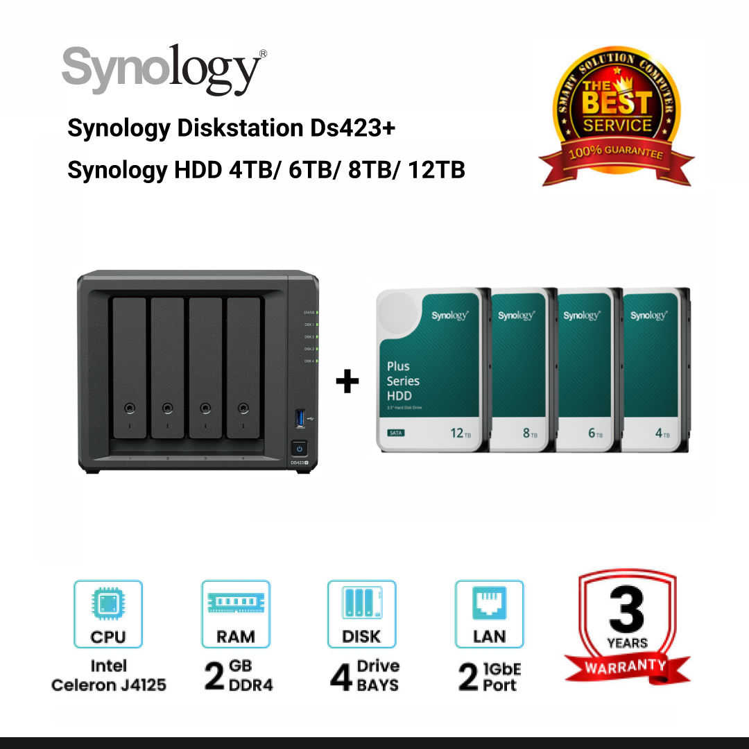 Synology DiskStation DS223J Serveur NAS IRONWOLF 8To (2x4To)