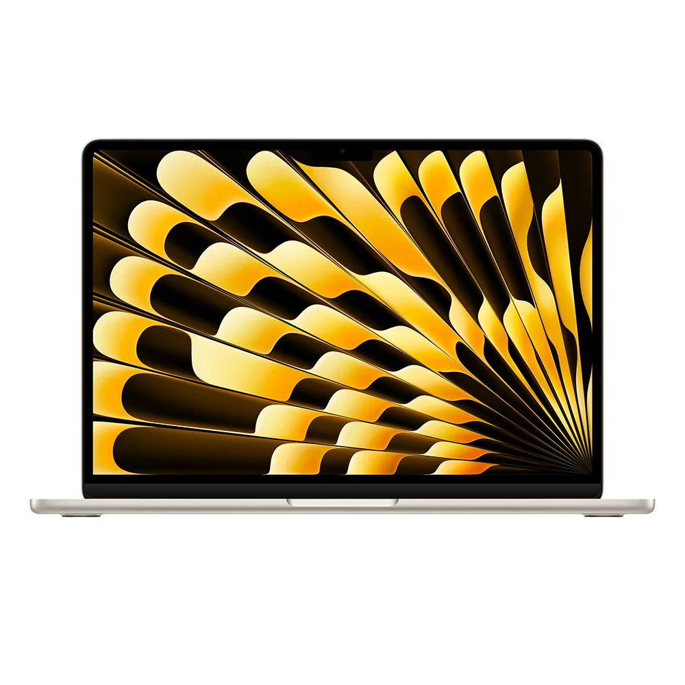 Apple MacBook Air 21 13-inch MacBook Air: Apple M3 chip with 8-core CPU and 10-core GPU, 24GB, 512GB SSD - Starlight | กรุณาติดต่อเจ้าหน้าเพื่อเช็คสินค้าก่อนทำการสั่งซื้อ