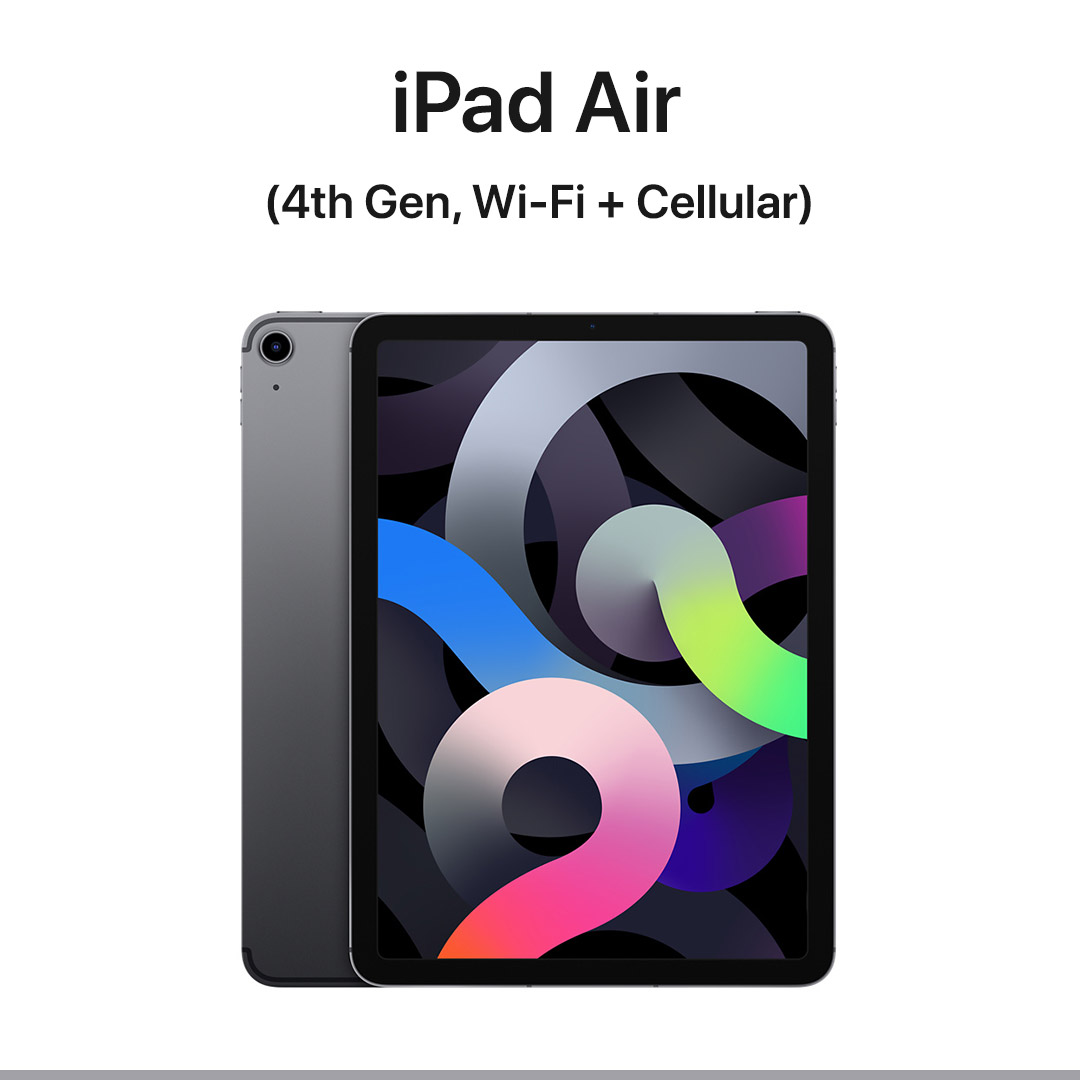 Apple iPad Air 10.9-inch (4th Gen, Wi-Fi + Cellular)