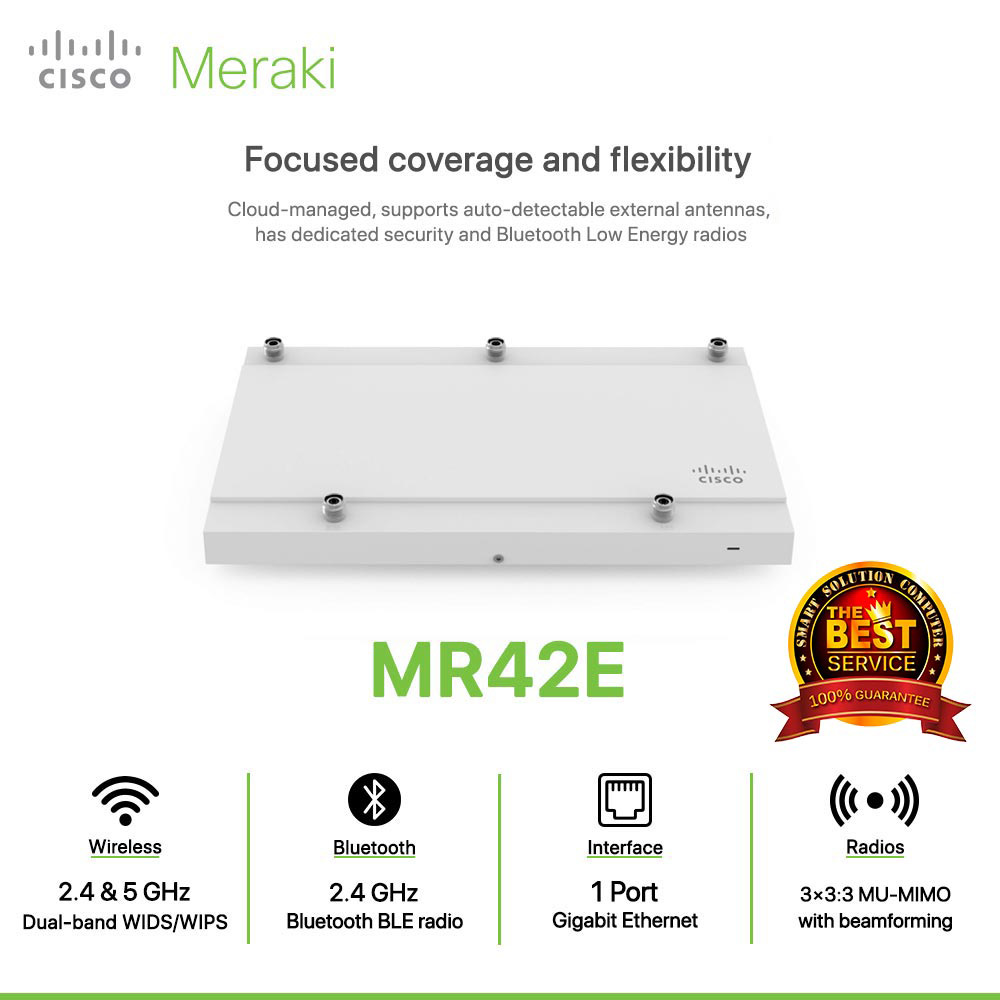Cisco Meraki MR42E Focused coverage and flexibility