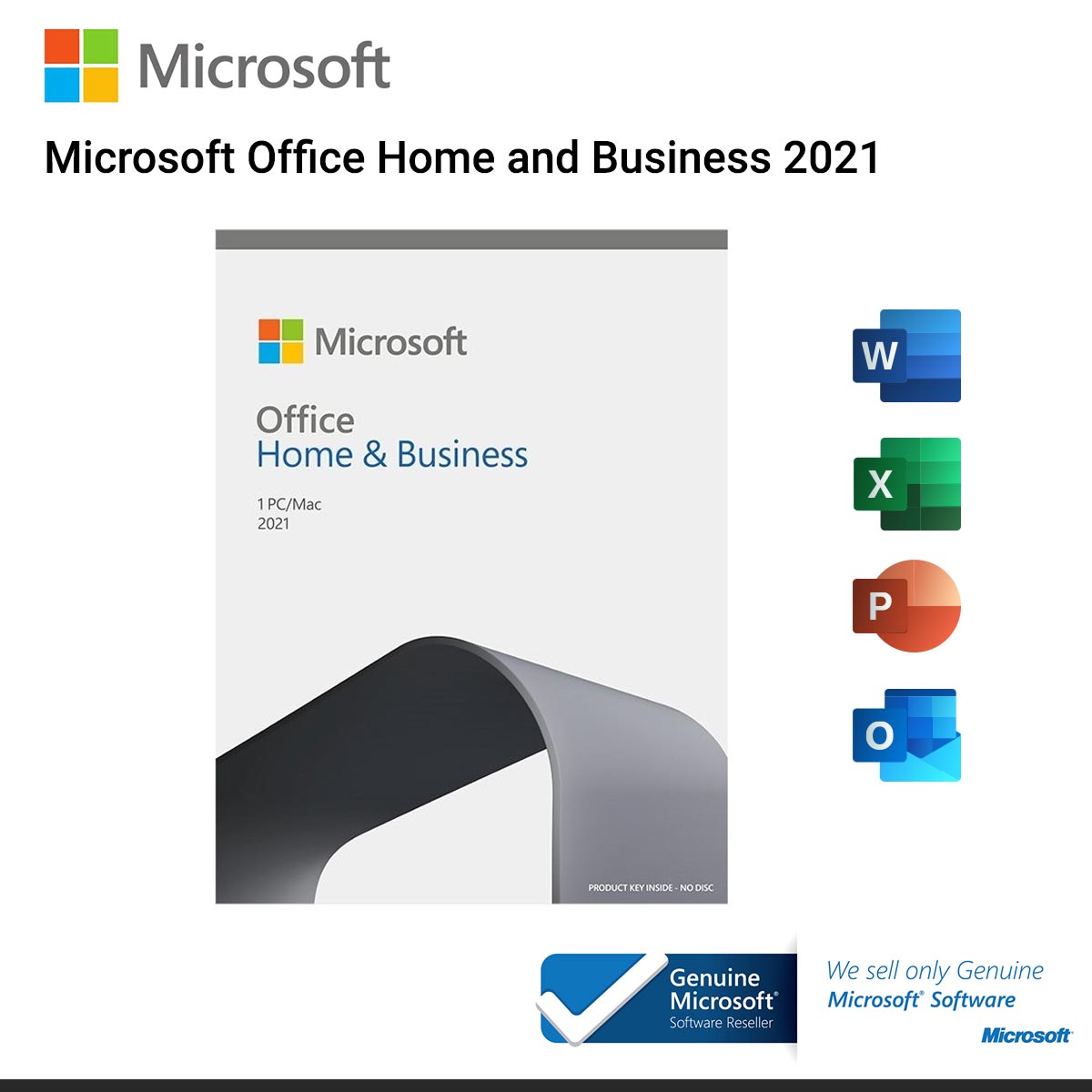 MICROSOFT Office Home & Business 2021 (FPP) T5D03510 Smart Solution