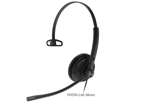 Yealink Wired Headset YHS34 Lite Dual for 3rd Party  | กรุณาติดต่อเจ้าหน้าที่ก่อนทำการสั่งซื้อ