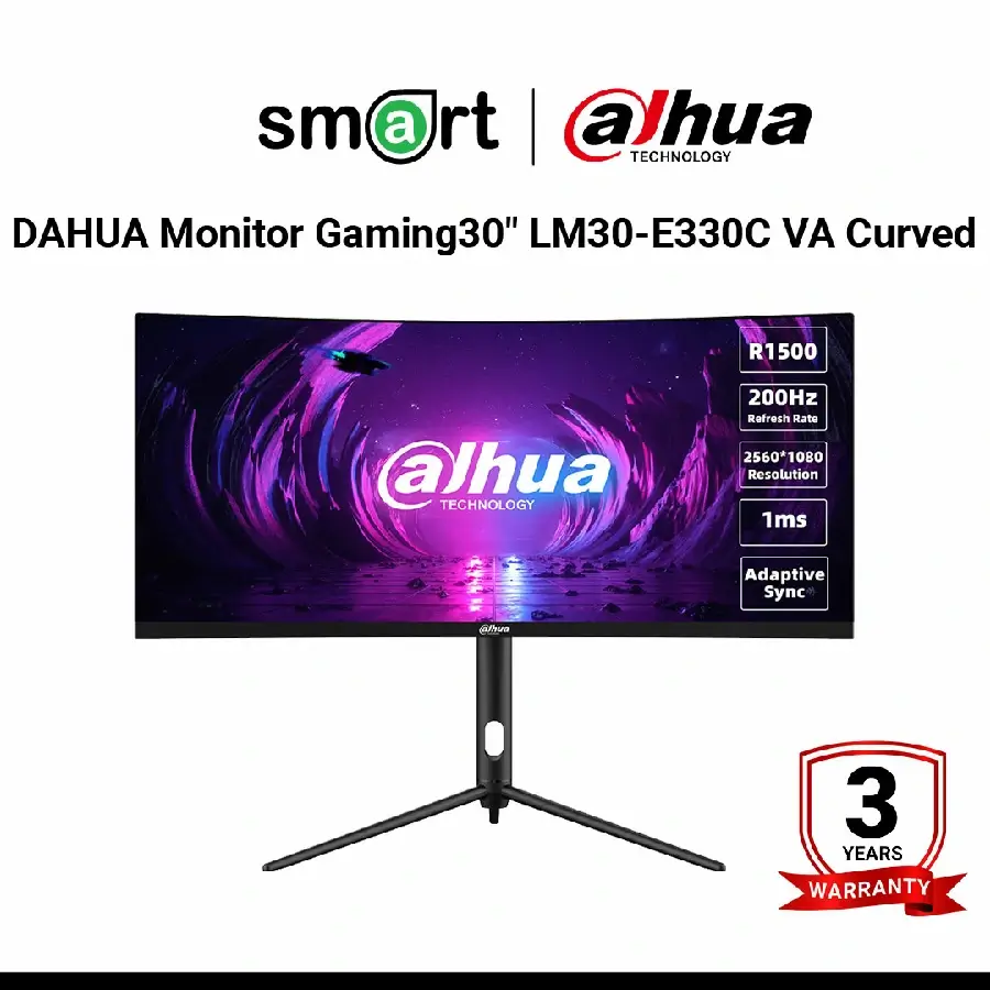 DAHUA Monitor Gaming30" LM30-E330C VA Curved