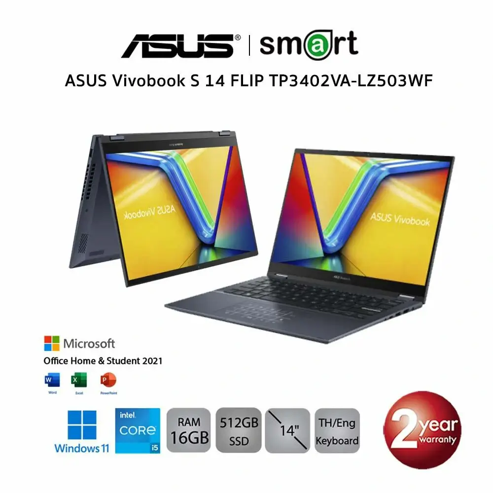 ASUS Vivobook S 14 FLIP TP3402VA-LZ503WF i5-13500H/16GB/512GB/14.0/Win11+Office(Quiet Blue)