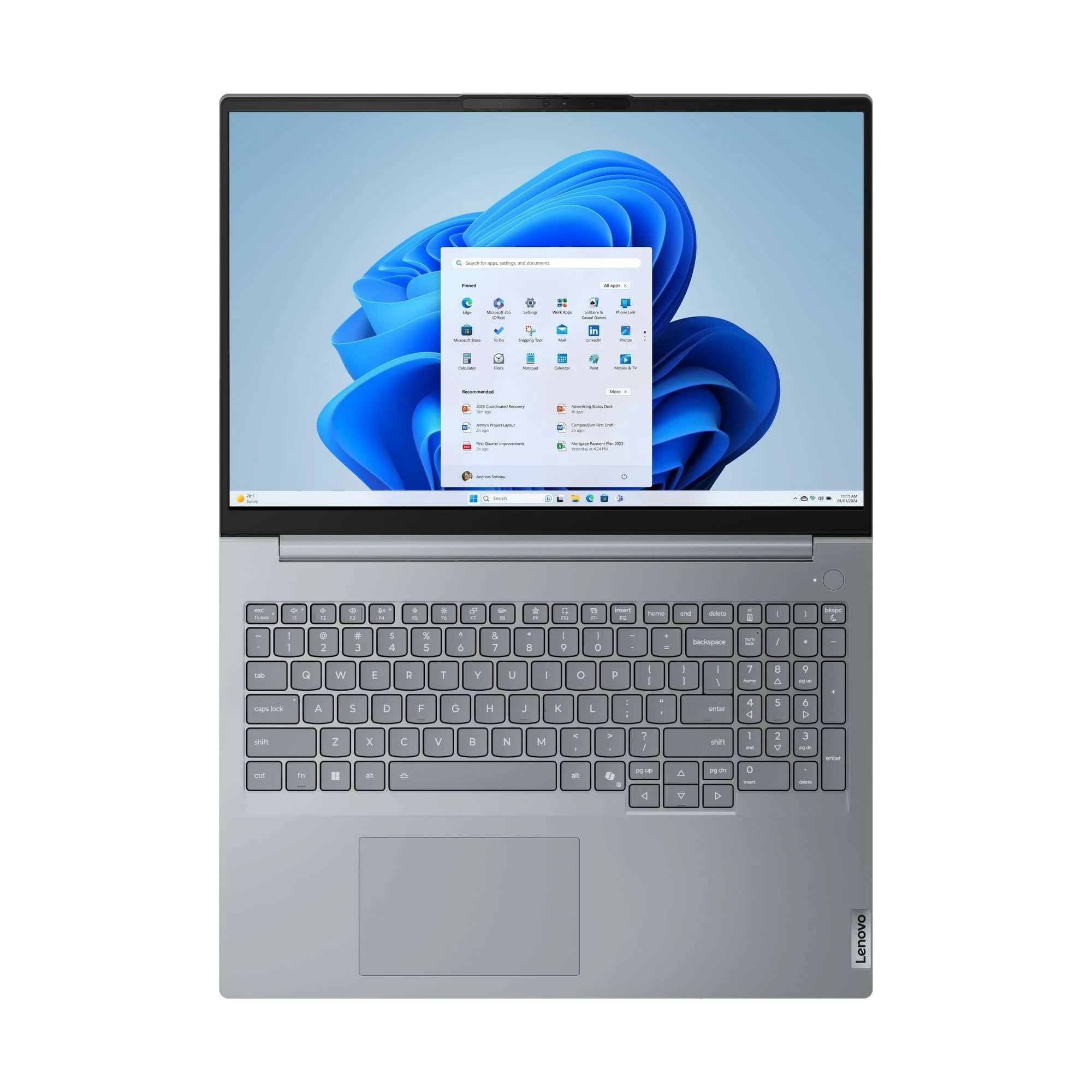 Lenovo ThinkBook 16 G8 IAL (21SK00CUTA) Core Ultra 5 225U/16GB/512GB/16"/DOS (Arctic Grey)