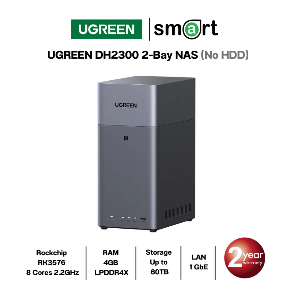 UGREEN NASync DH2300 2-Bay NAS