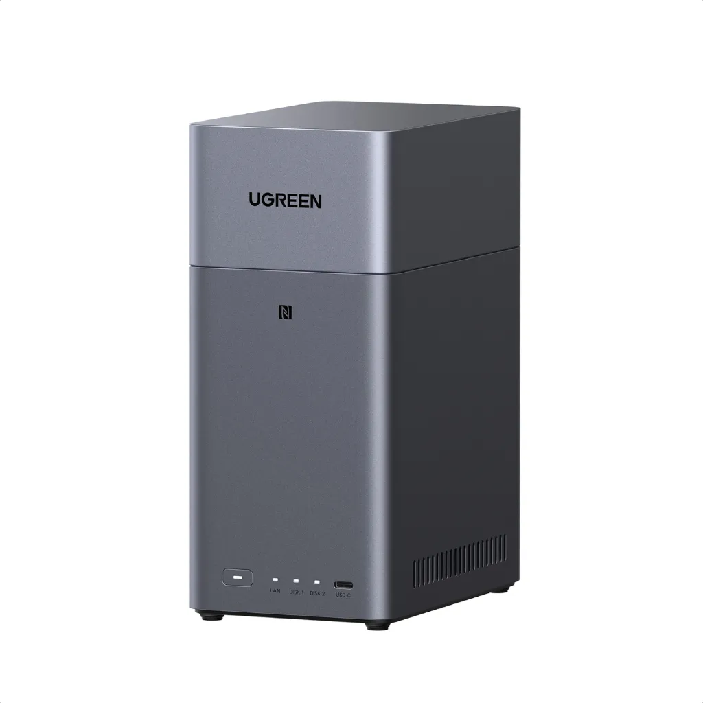UGREEN NASync DH2300 2-Bay NAS + 2 x Seagate Ironwolf 4TB