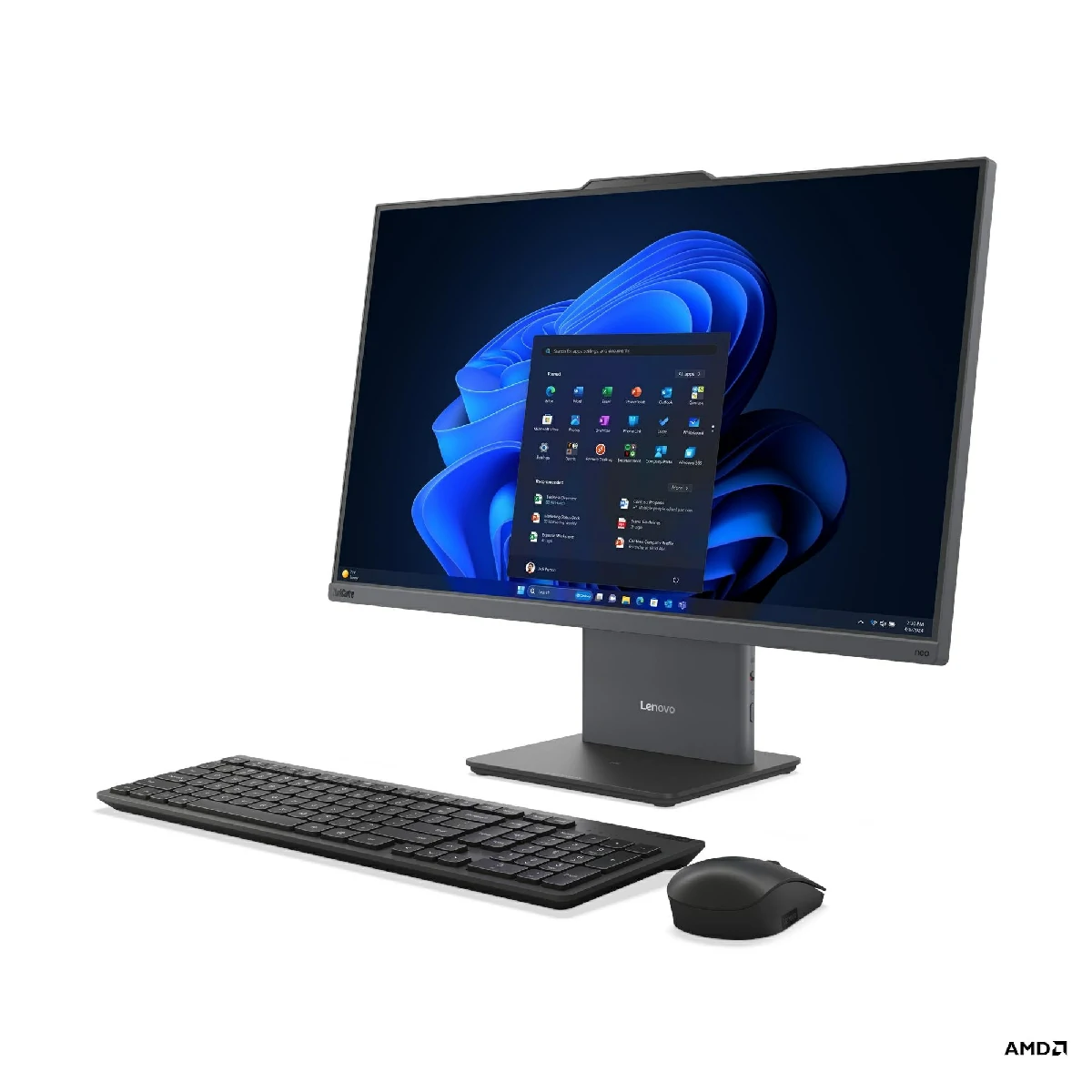 Lenovo ThinkCentre Neo 55a G6 (13FA001ATH) Ryzen 5 220/8GB/512GB/23.8"/Win11H (Luna Grey)