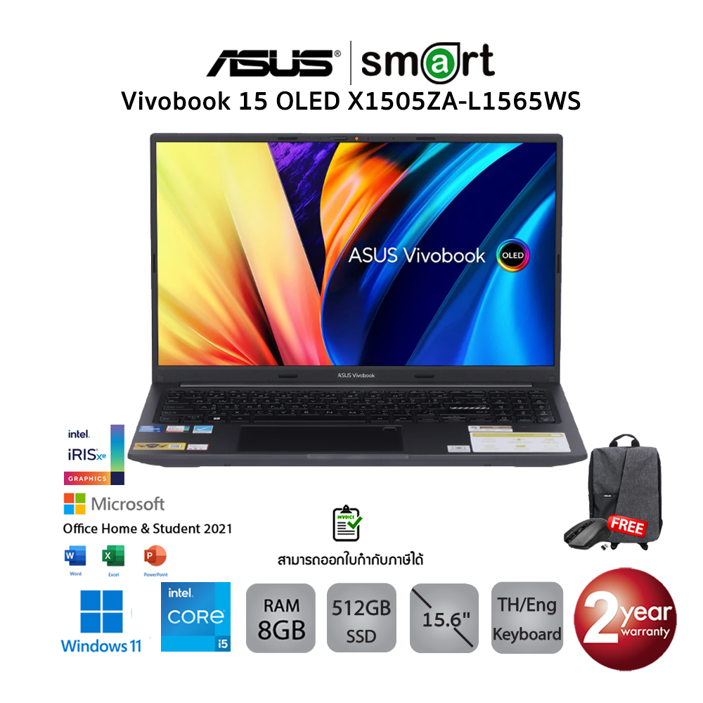 Asus Vivobook 15 OLED X1505ZA-L1565WS i5-1235U/16GB/512GB (Indie Black)