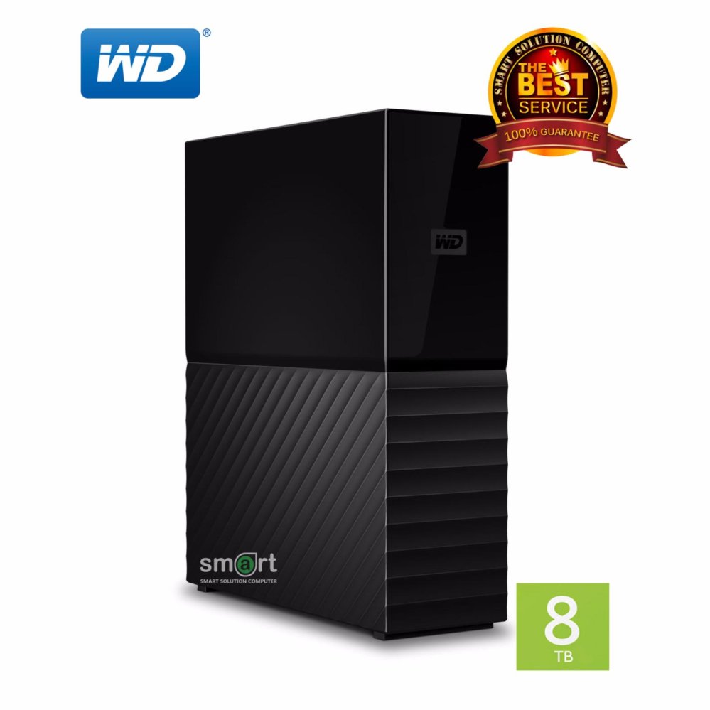 WD My Book 2017 8TB (WDBBGB0080HBK-SESN) USB 3.0 External Hard Drive