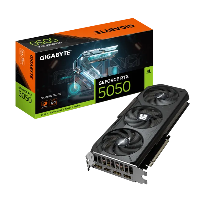 Gigabyte (การ์ดจอ) RTX 5050 GAMING OC 8G (GV-N5050GAMING OC-8GD) REV 1.0 | กรุณาติดต่อเจ้าหน้าที่เพื่อเช็คสินค้าก่อนทำการสั่งซื้อ