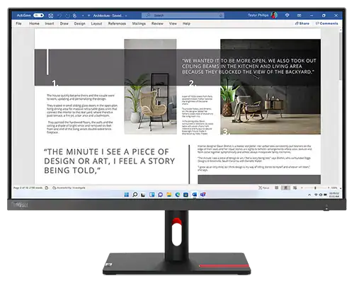 Lenovo ThinkVision S-Series S27i-30 (63DFKAR4WW) 27" FHD 100 Hz Monitor