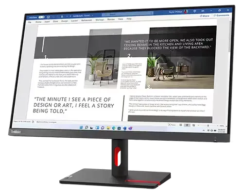 Lenovo ThinkVision S-Series S27i-30 (63DFKAR4WW) 27" FHD 100 Hz Monitor