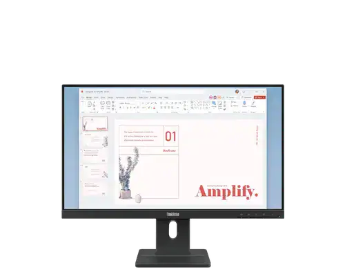Lenovo ThinkVision E24-40 (64BAMAR1TH) 23.8" FHD 100Hz Monitor HDMI,DP,VGA Port