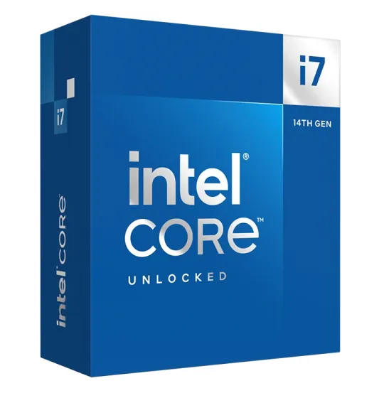 Intel® Core™ i7-14700K Desktop Processor, 20 cores (8 P-cores + 12 E-cores) up to 5.6 GHz, Intel® UHD Graphics 770, (LGA1700)