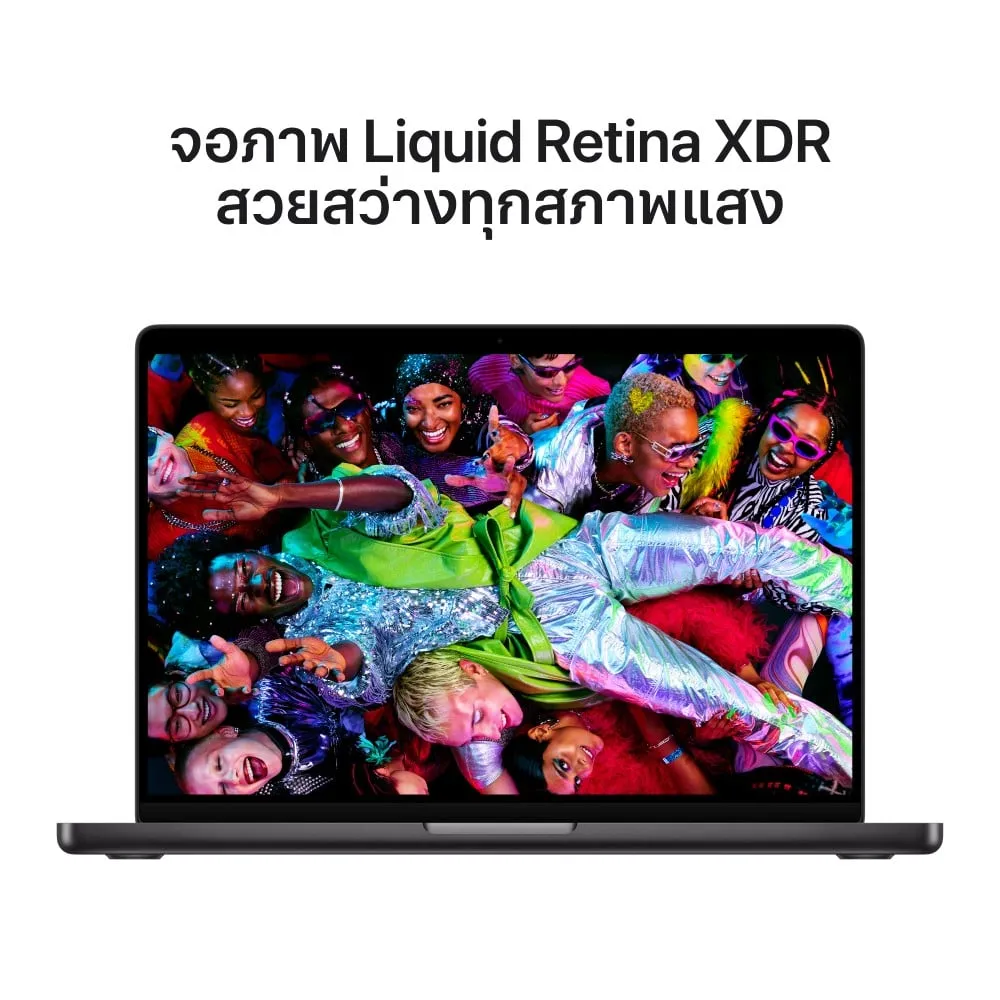 14-inch MacBook Pro: Apple M5 chip with 10‑core CPU and 10‑core GPU, 24GB, 1TB SSD - Space Black | กรุณาติดต่อเจ้าหน้าที่เพื่อเช็คสินค้าก่อนทำการสั่งซื้อ