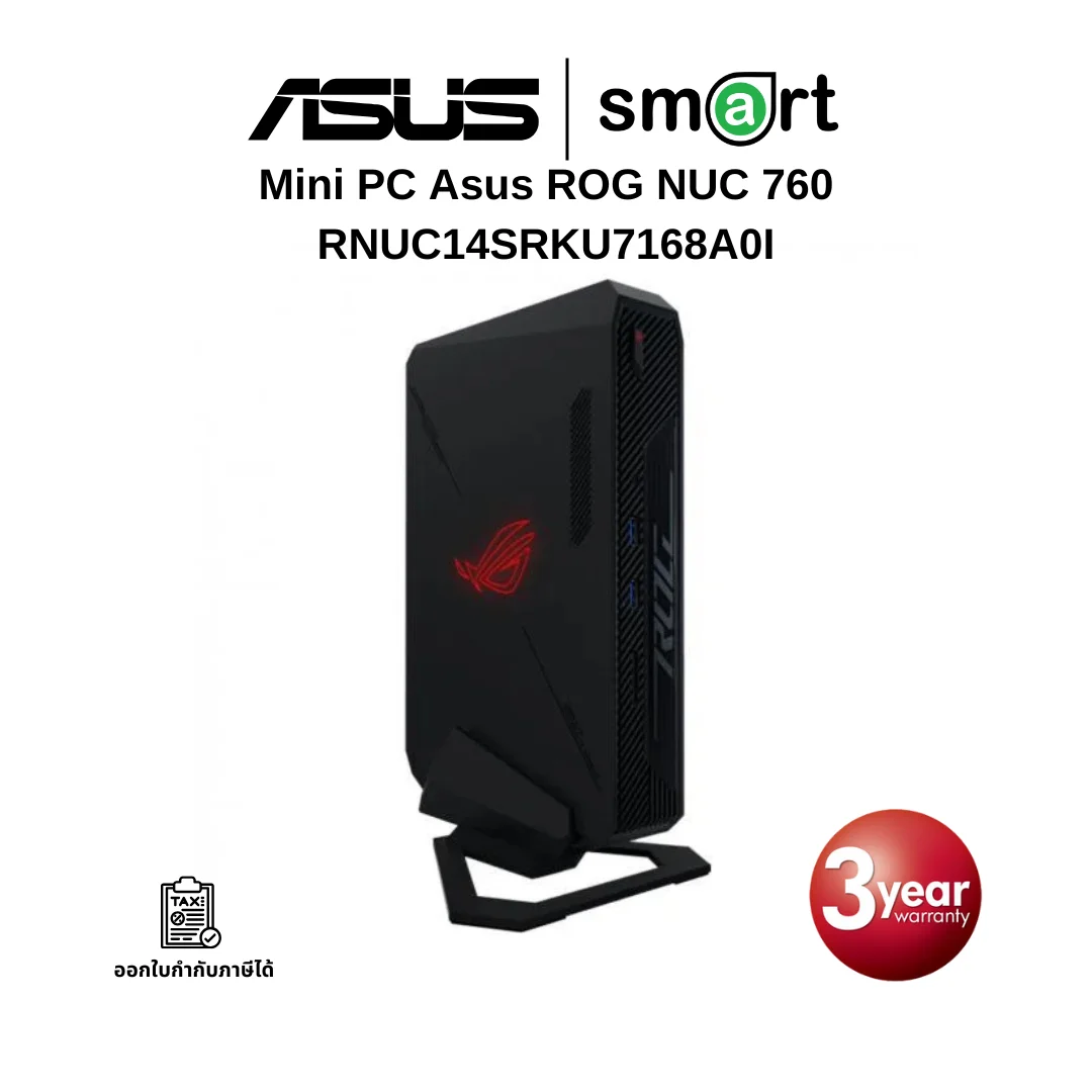 Mini PC Asus ROG NUC 760 RNUC14SRKU7168A0I Ultra 7 155H/RTX4060/16GB/512GB/Win11 (90AS0051-M00020)