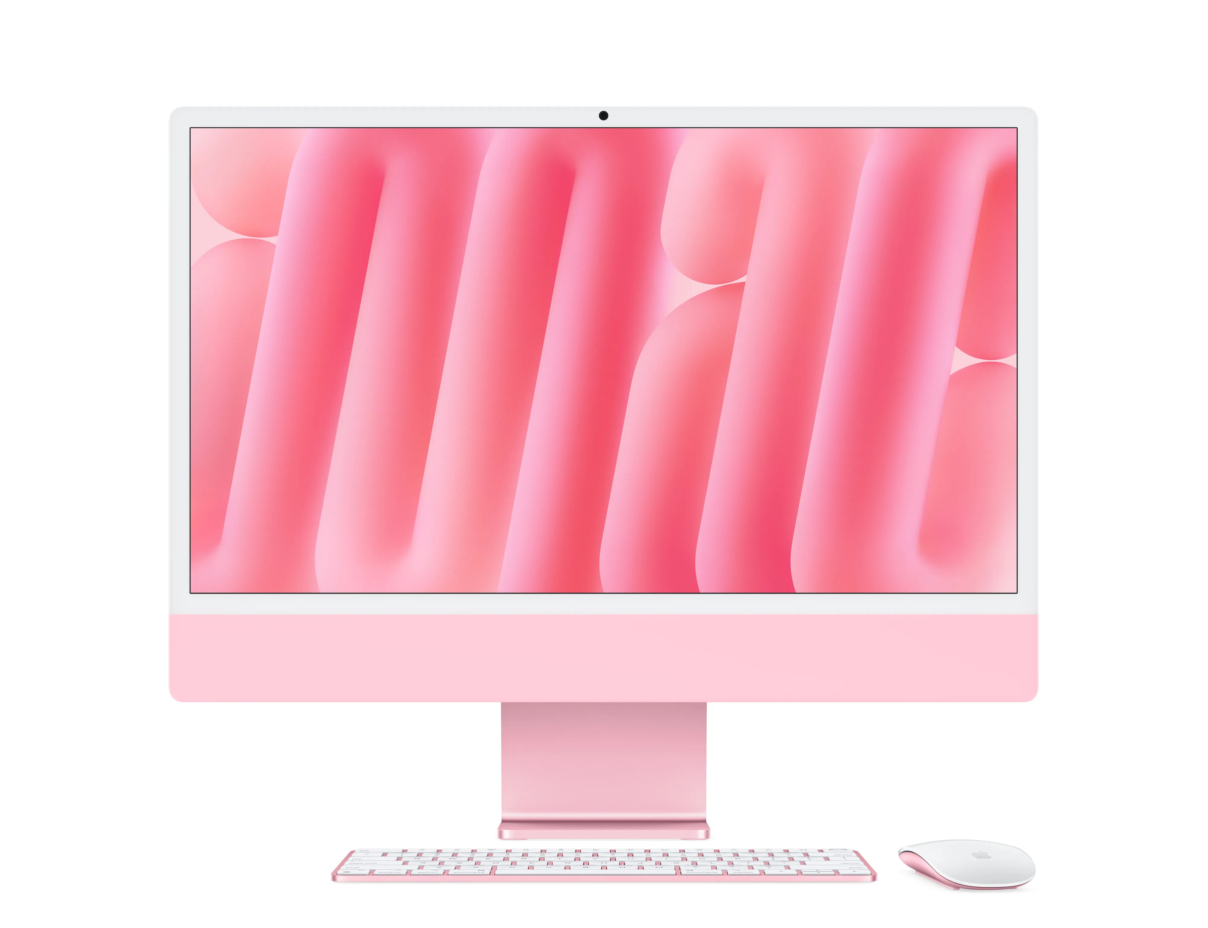 24-inch iMac with Retina 4.5K display: Apple M4 chip with 10‑core CPU and 10‑core GPU, 16GB, 256GB SSD - Pink | กรุณาติดต่อเจ้าหน้าที่เพื่อเช็คสินค้าก่อนทำการสั่งซื้อ