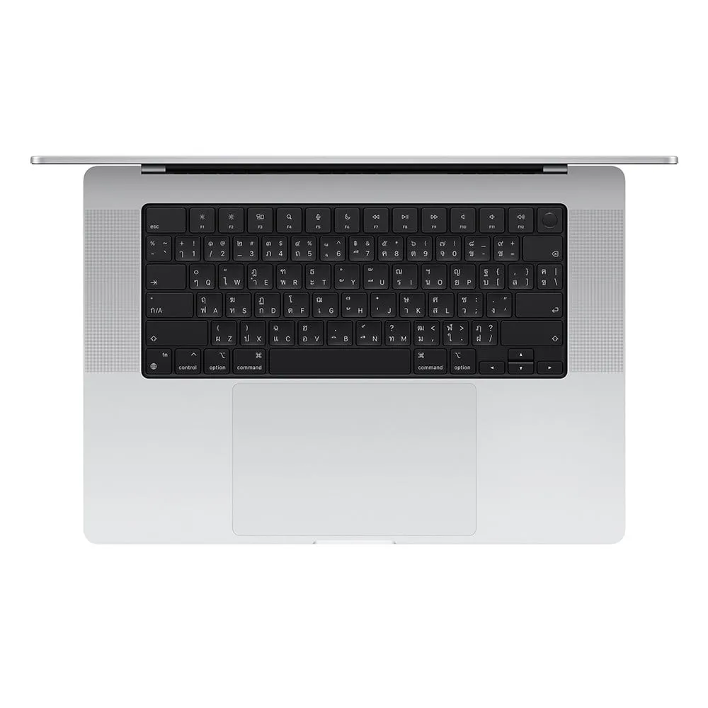 16-inch MacBook Pro: Apple M4 Pro chip with 14‑core CPU and 20‑core GPU, 24GB, 512GB SSD - Silver | กรุณาติดต่อเจ้าหน้าที่เพื่อเช็คสินค้าก่อนทำการสั่งซื้อ