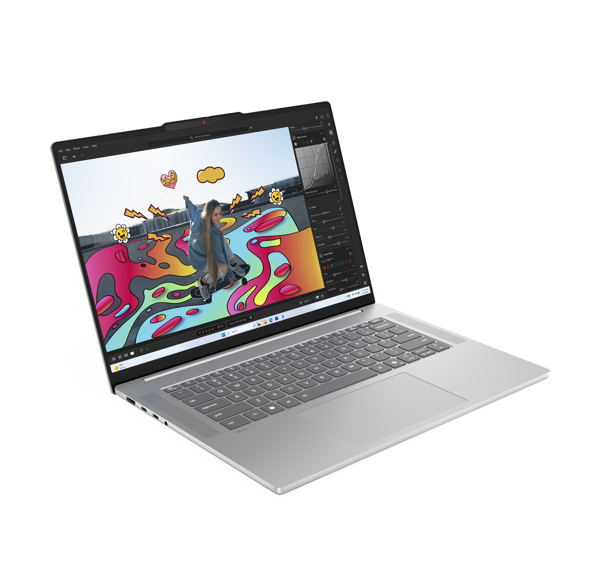 โน๊ตบุ๊ค Notebook Lenovo IdeaPad Slim 5 15ARP10 (83J3000HTA) Ryzen 7 7735HS/16GB/1TB/15.3/Win11+Office (Cloud Grey)