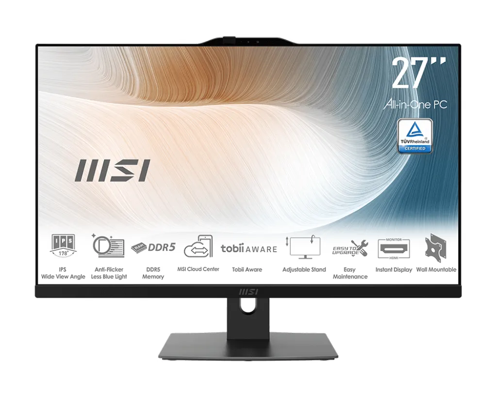 ออลอินวัน MSI AIO Modern AM272P 1M-1228TH Core 5/16GB/500GB/27"/Win11+Office