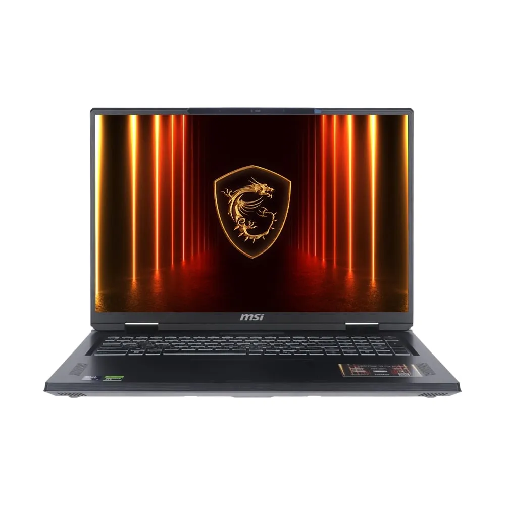 โน๊ตบุ๊ค Notebook MSI Vector 18 HX AI A2XWIG-843TH Core Ultra 9/RTX 5080/32GB/2TB/18"/Win11+Office (Cosmos Gray)
