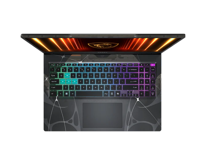 โน๊ตบุ๊ค Notebook MSI Cyborg 15 B2RWFKG-058TH Core 7/RTX 5060/16GB/512GB/15.6"/Win11+Office (Translucent Black)