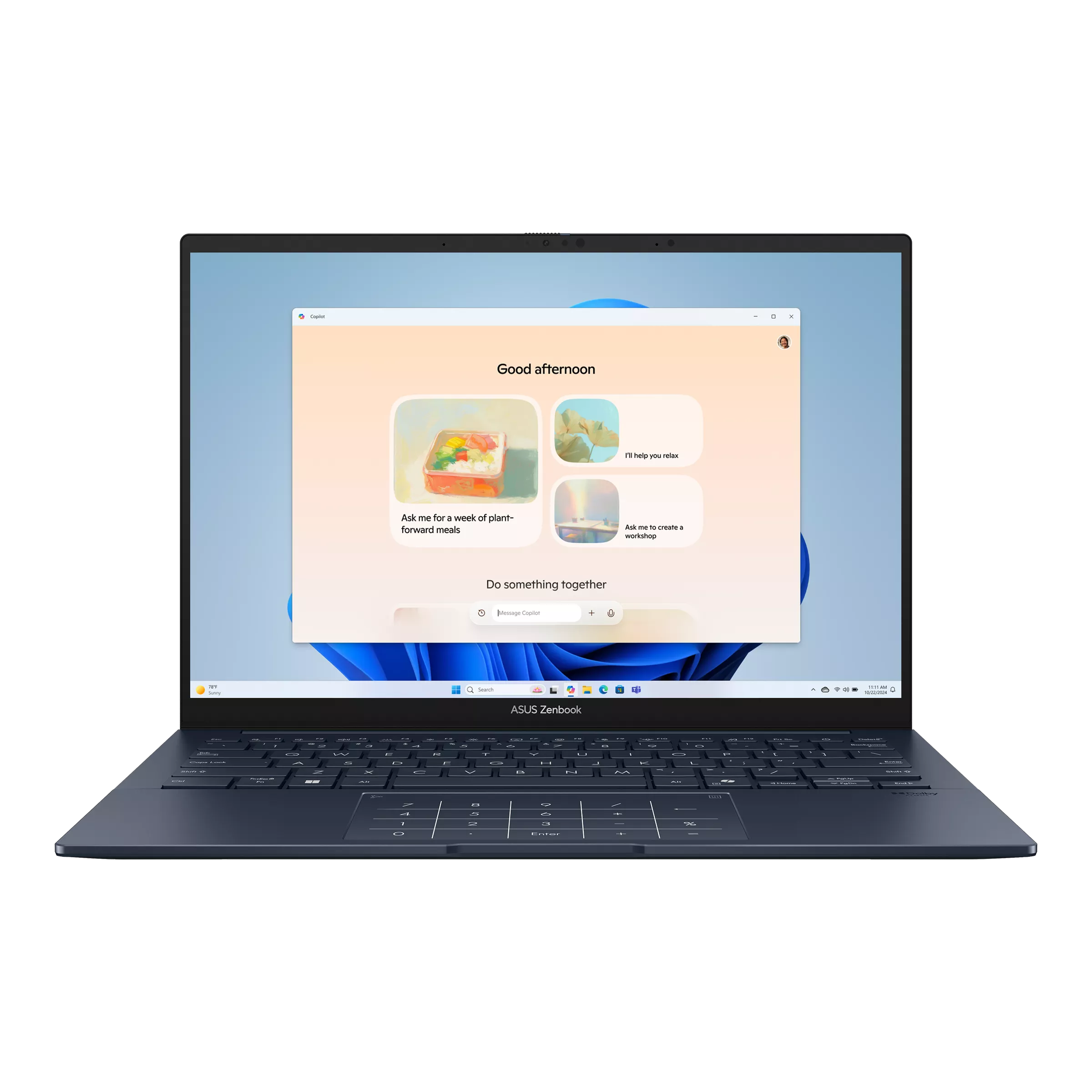 ASUS Zenbook 14 UX3405CA-BLUE532WA Core Ultra 5 225H/16GB/512GB/14"/Win11+Office (Ponder Blue)