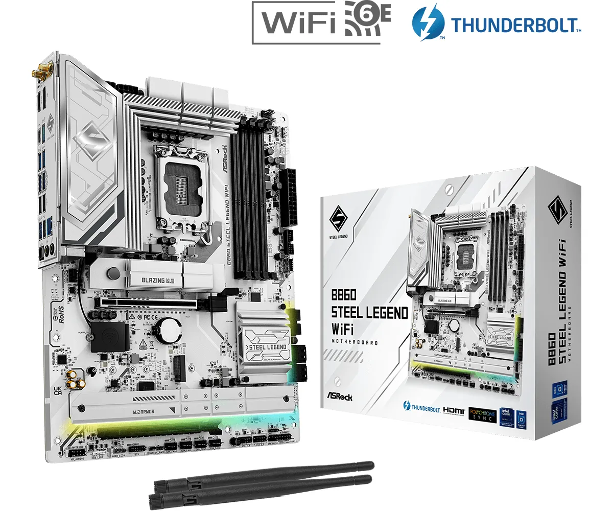 เมนบอร์ด ASROCK MB B860-STEEL-LEGEND-WIFI