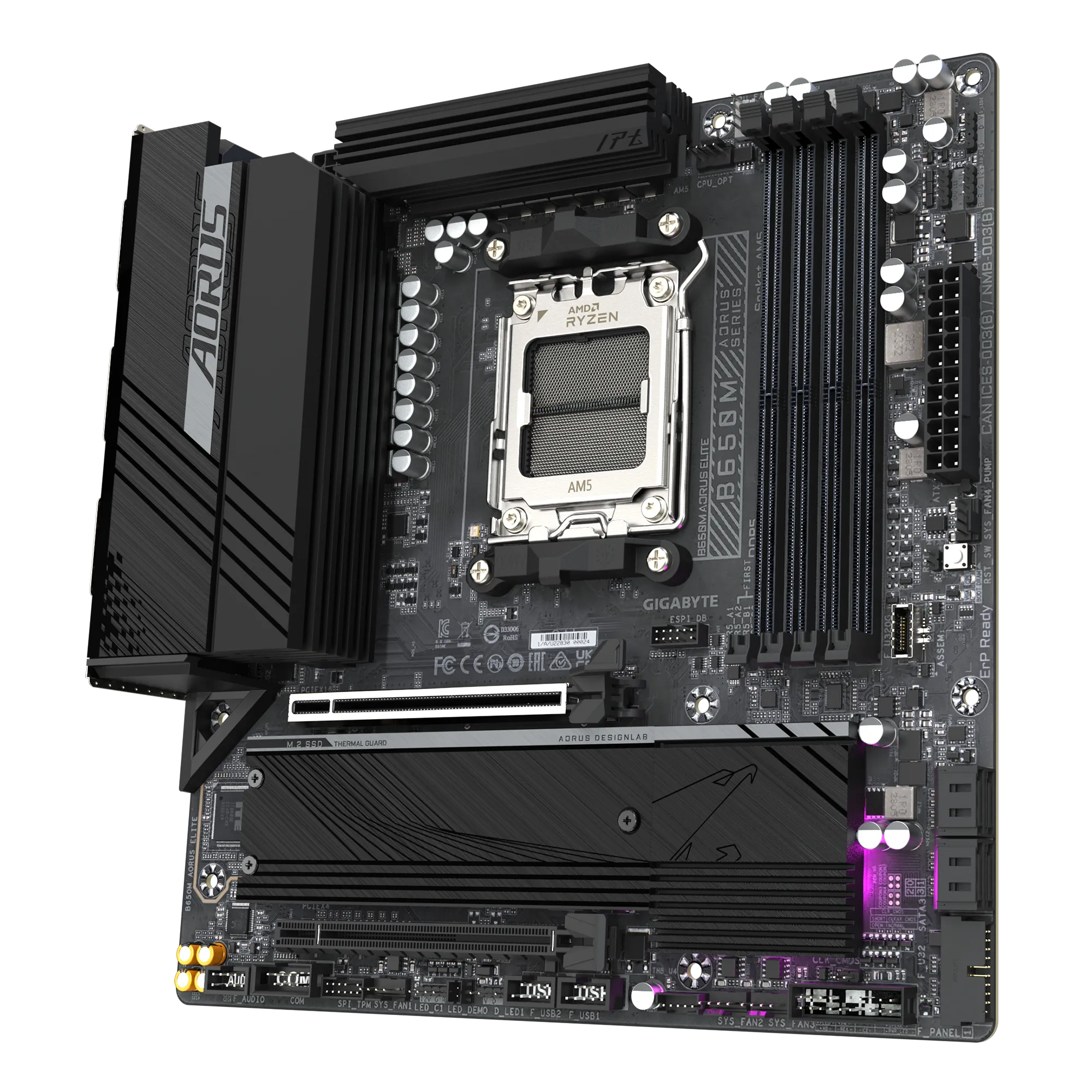 เมนบอร์ด GIGABYTE MB GA_B650M_AORUS_ELITE_1.3