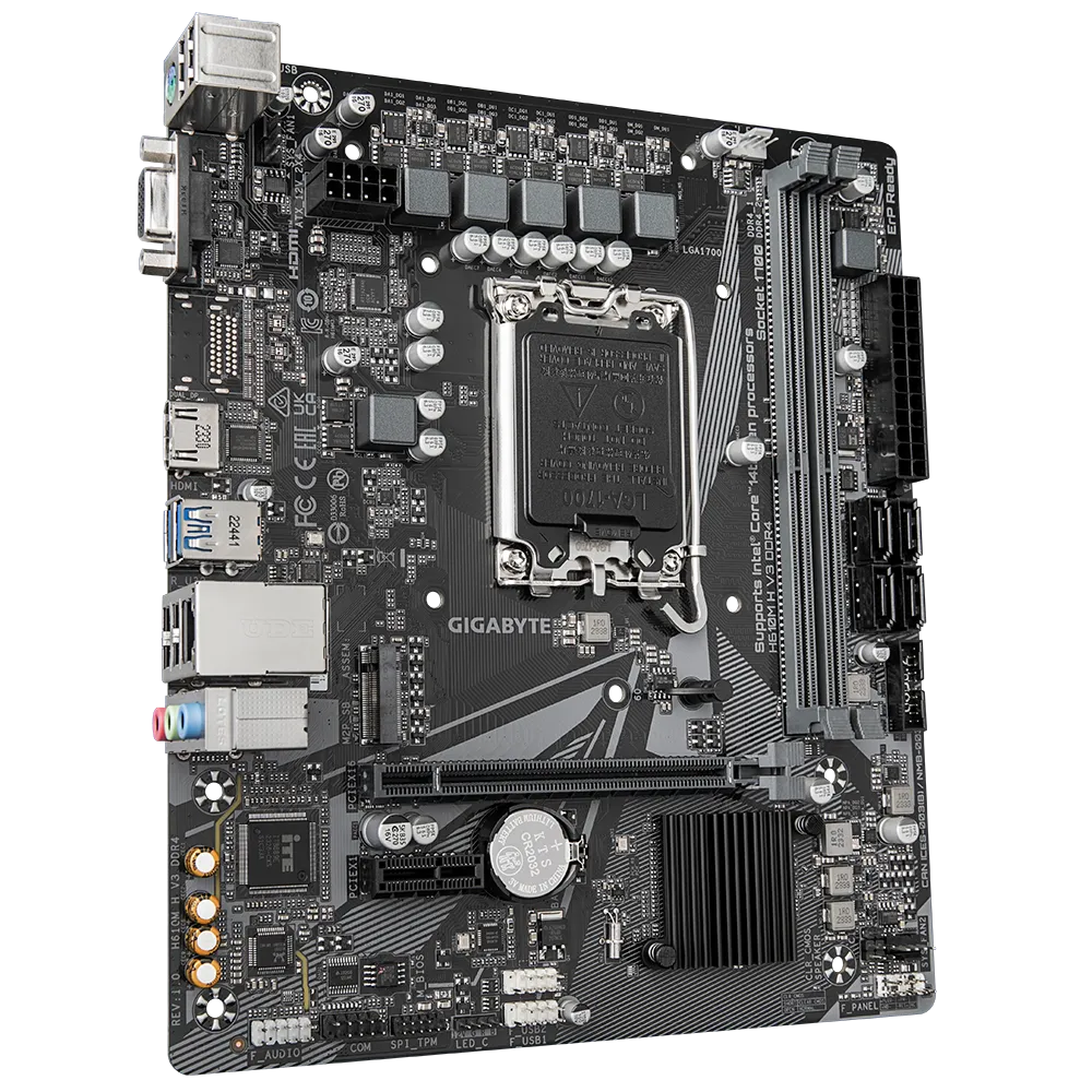 เมนบอร์ด GIGABYTE MB GA_H610M_H_V3_DDR4