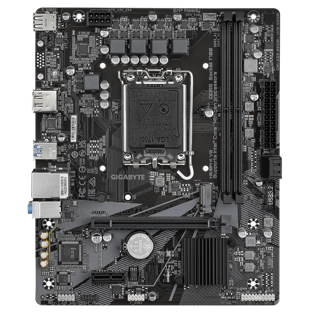 เมนบอร์ด GIGABYTE MB GA_H610M_K_V2