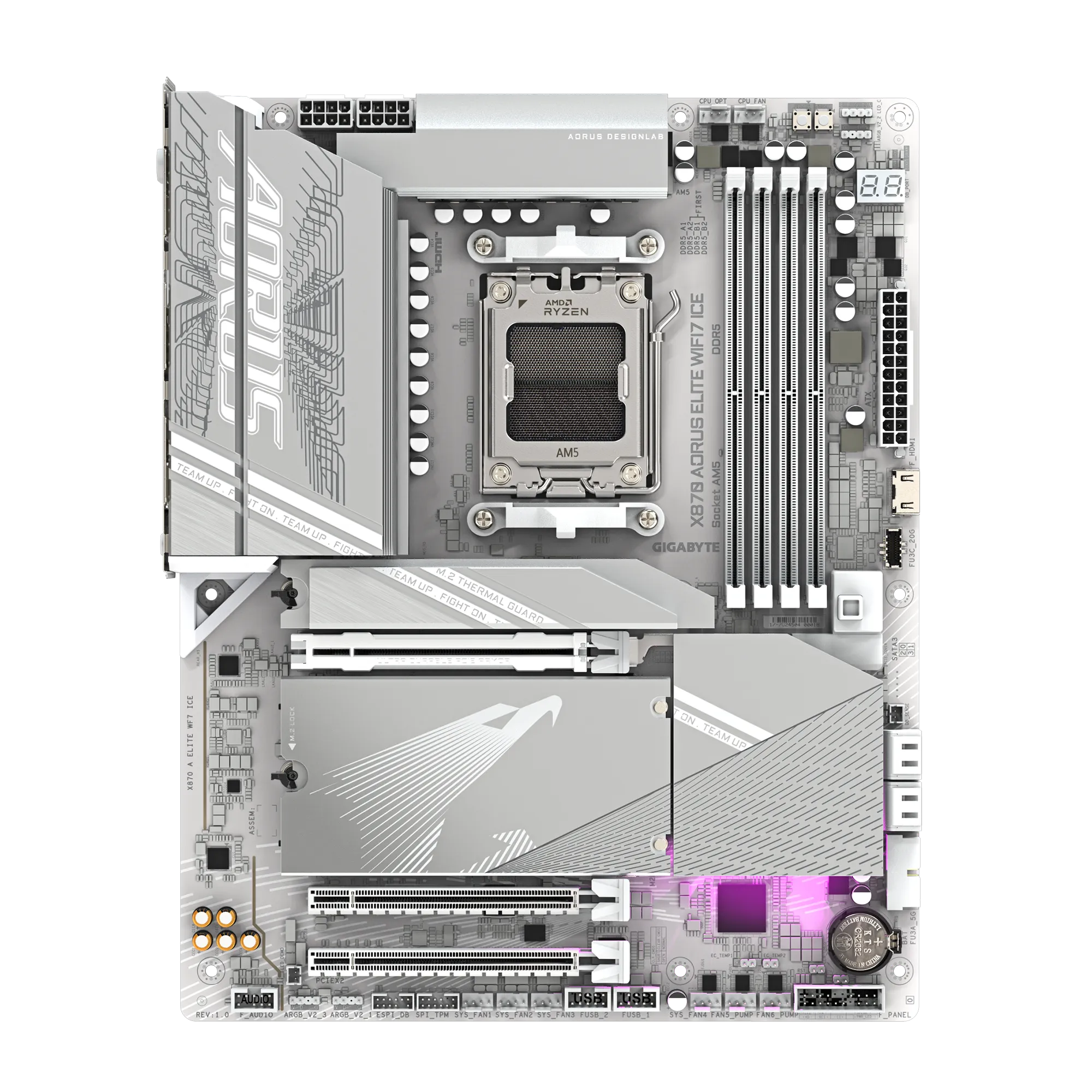 เมนบอร์ด GIGABYTE MB GA_X870_A_ELITE_WF7_ICE_1.1