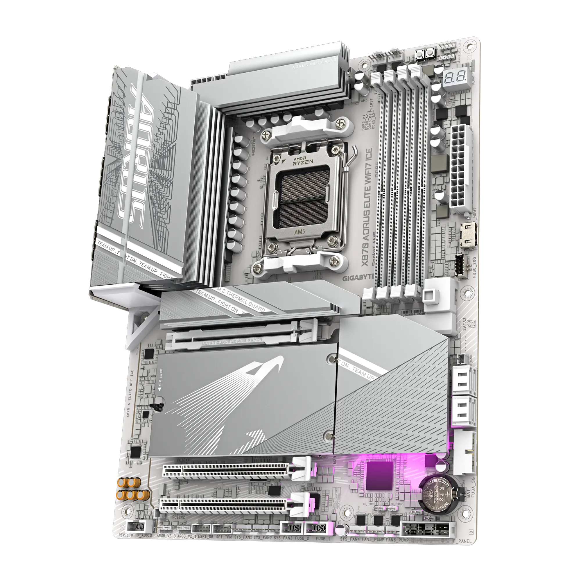 เมนบอร์ด GIGABYTE MB GA_X870_A_ELITE_WF7_ICE_1.1
