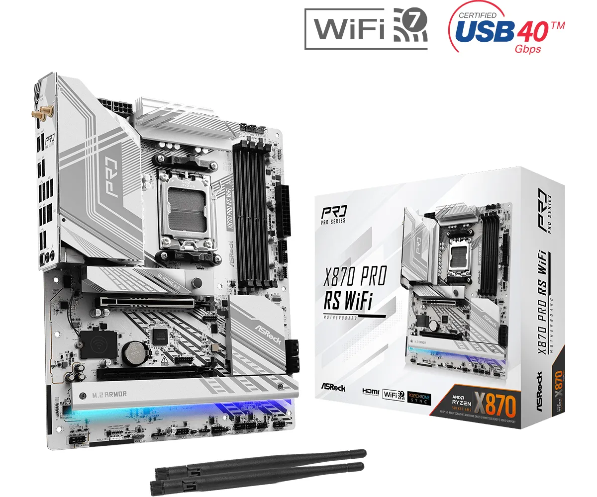 เมนบอร์ด ASROCK MB X870-PRO-RS-WIFI