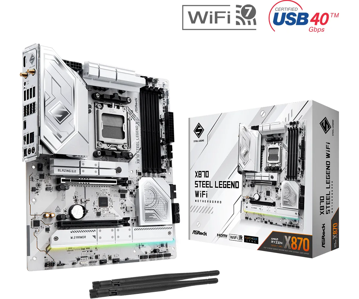 เมนบอร์ด ASROCK MB X870-STEEL-LEGEND-WIFI