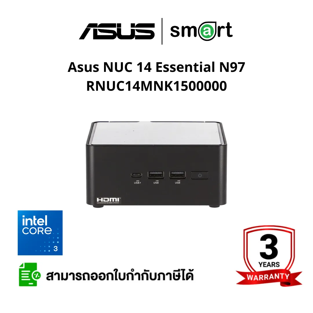 Asus Asus NUC 14 Pro RNUC14RVHI300000I Core3-100U 6C/8T upto 4.70GHz 10MB Intel Graphic