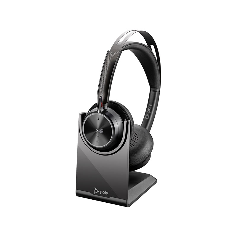 Poly Voyager Focus 2-M Microsoft Teams Certified with charge stand Headset (USB-C)
