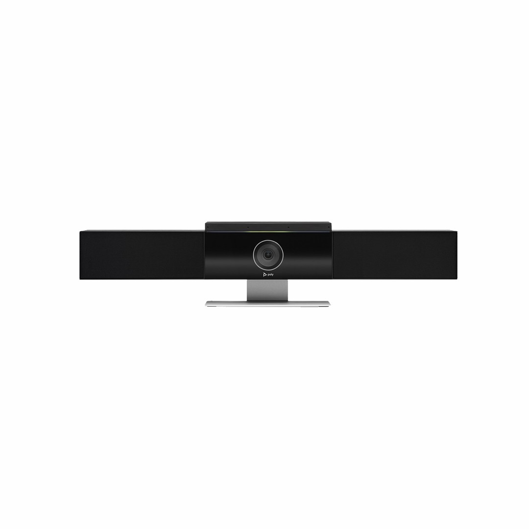Poly Studio USB Video Bar (HPI-842D4AA) วีดีโอบาร์สำหรับการประชุม 4K เคลื่อนย้ายและติดตั้งได้ง่ายด้วย USB สีดำ