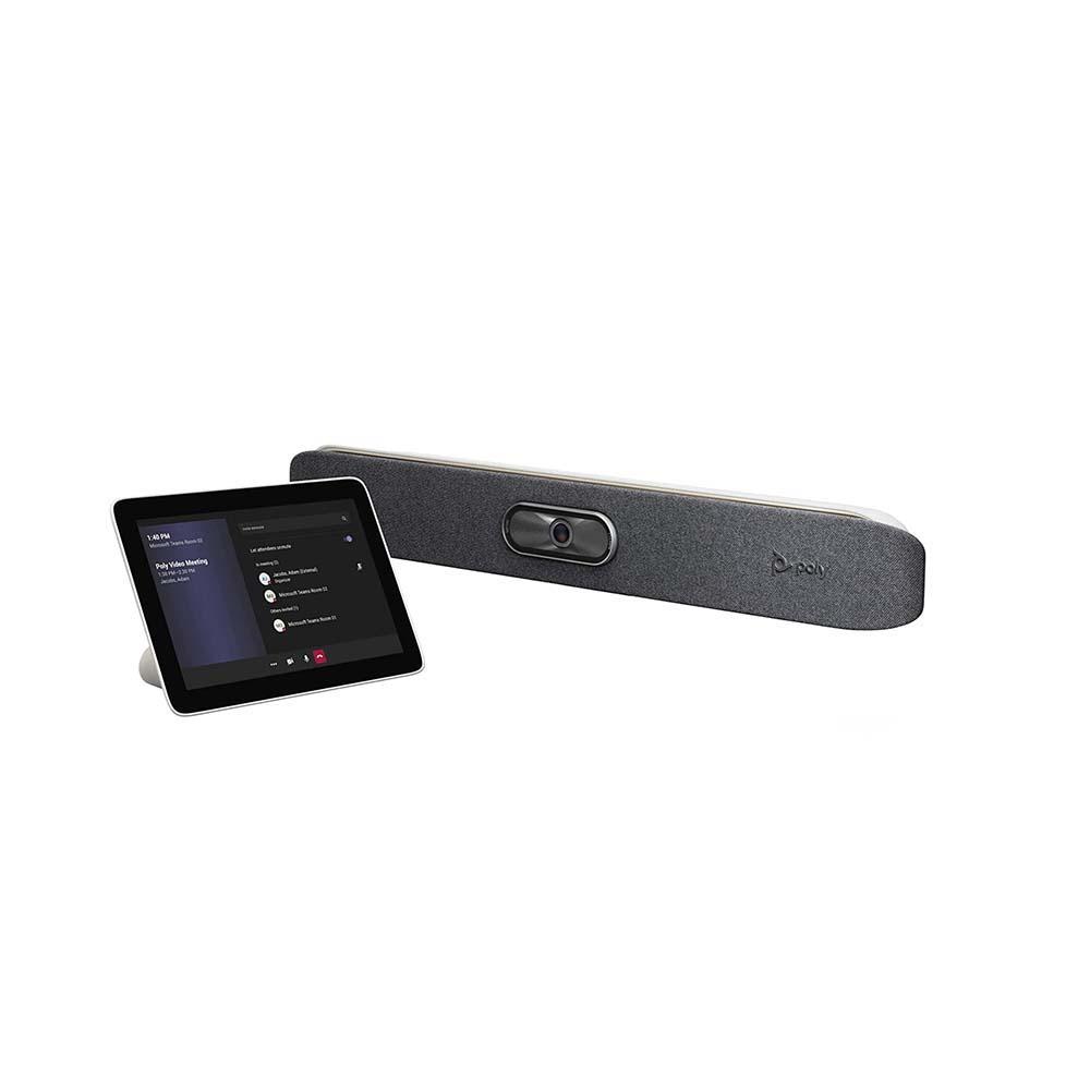 Poly Studio X30 - Radically simple video bar คอนเฟอเรนซ์แบบ All-in-One สำหรับห้องประชุมขนาดเล็กรุ่น สีดำ