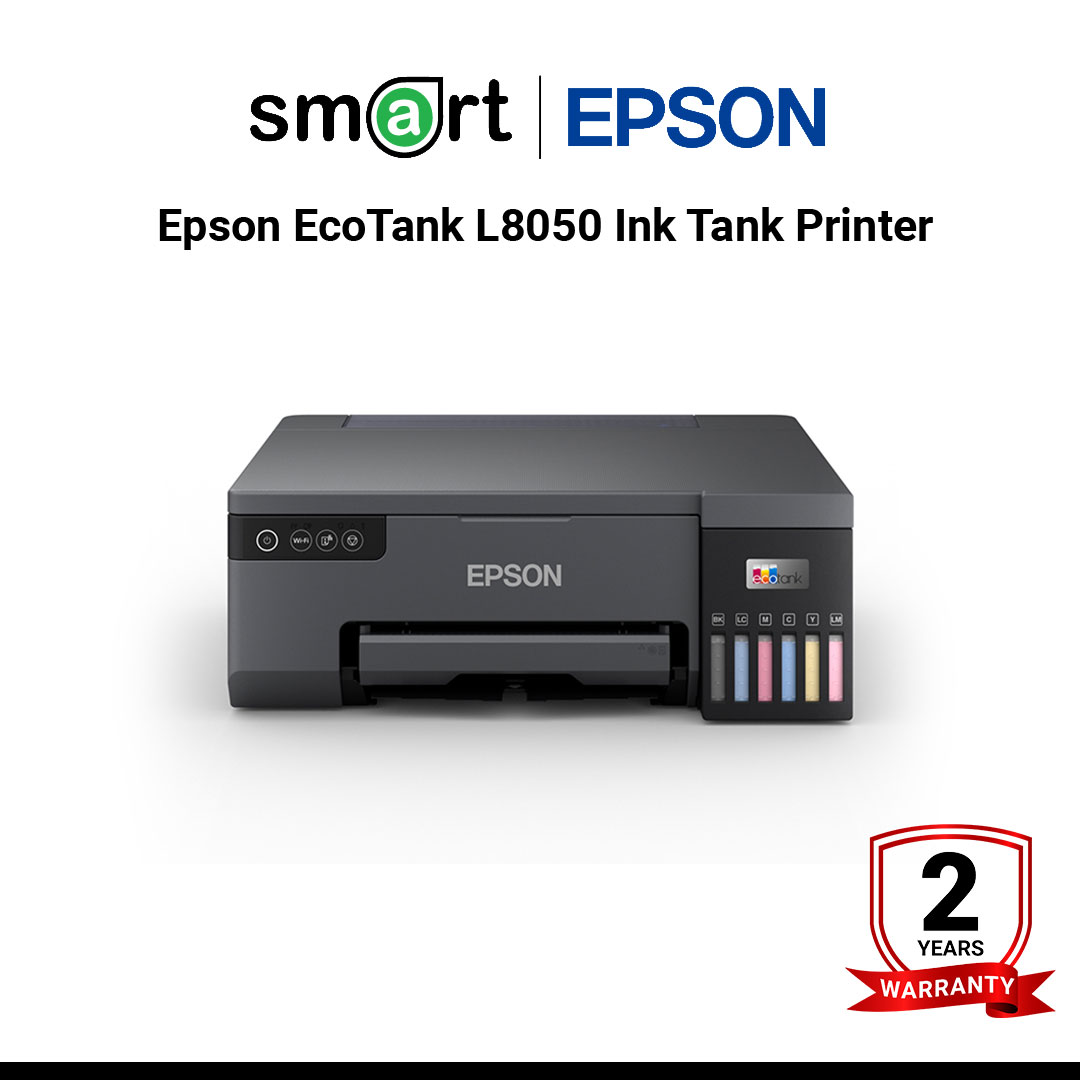 เครื่องพิมพ์อิงค์เจ็ท Epson EcoTank L8050 Ink Tank Printer
