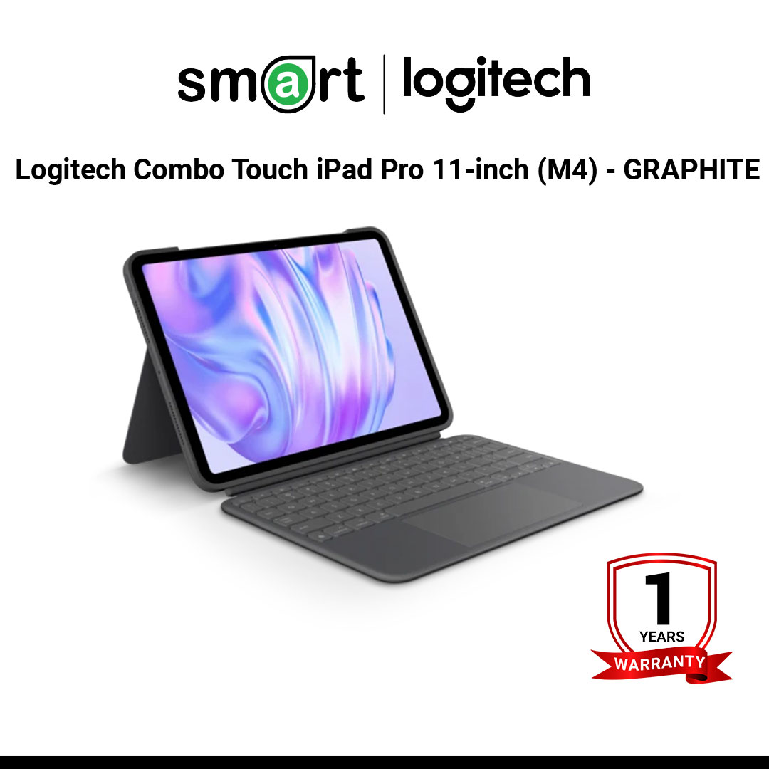 Logitech Combo Touch iPad Pro 11-inch (M4) - GRAPHITE - THAI