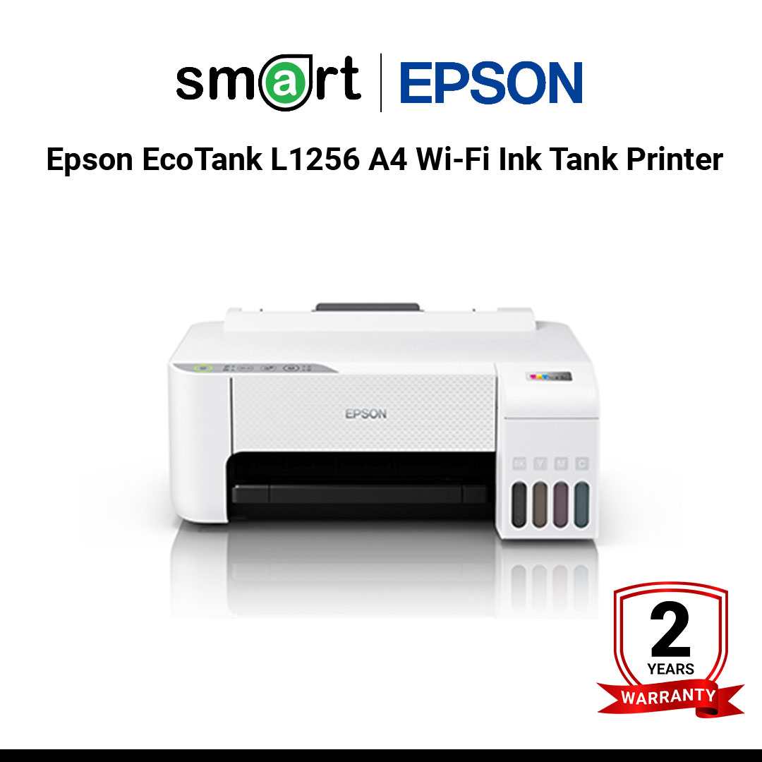 เครื่องพิมพ์อิงค์เจ็ท Epson EcoTank L1256 A4 Wi-Fi Ink Tank Printer