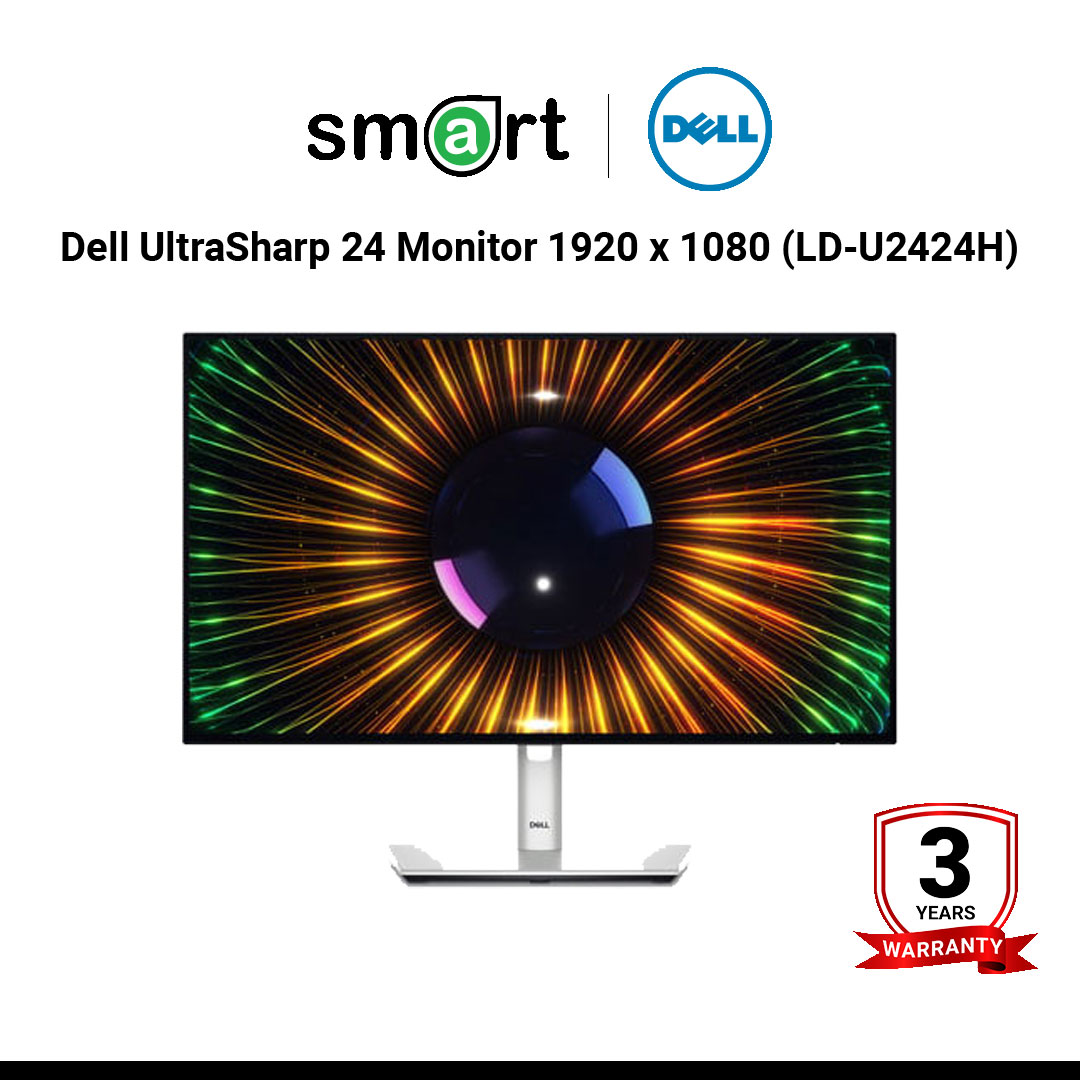 จอมอนิเตอร์  Dell UltraSharp 24 Monitor-U2424H ,1920 x 1080 at 120Hz , DP, HDMI, USB-C, 3Yrs Advance Exchange, NBD, 
Premium Panel Guarantee