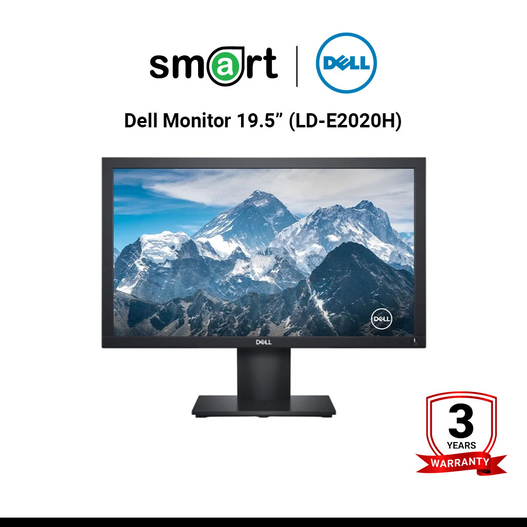 จอมอนิเตอร์  Dell Monitor E2020H, 19.5” (3Yrs advance exchange, NBD)
