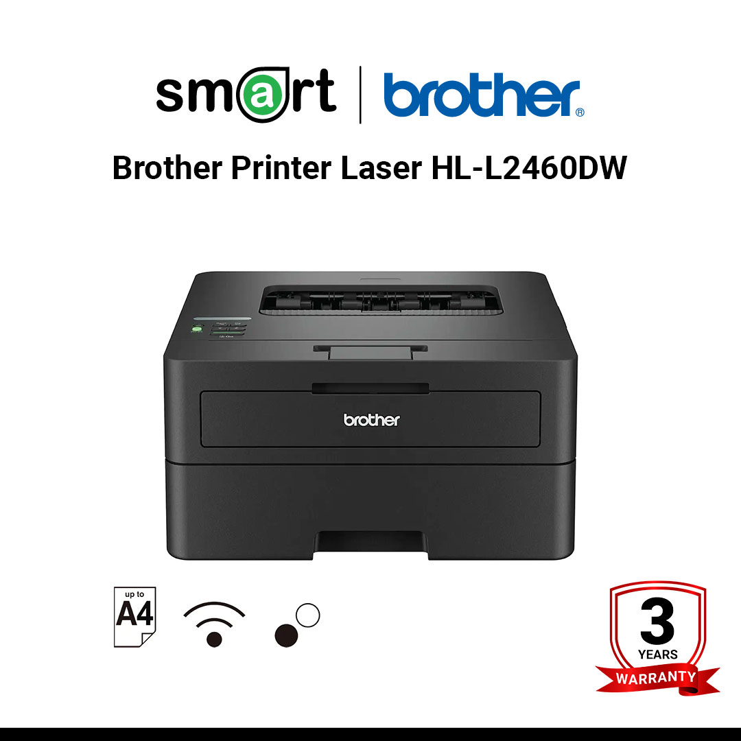 Brother Printer Laser HL-L2460DW  เครื่องพิมพ์ระบบเลเซอร์ ขาว-ดำ