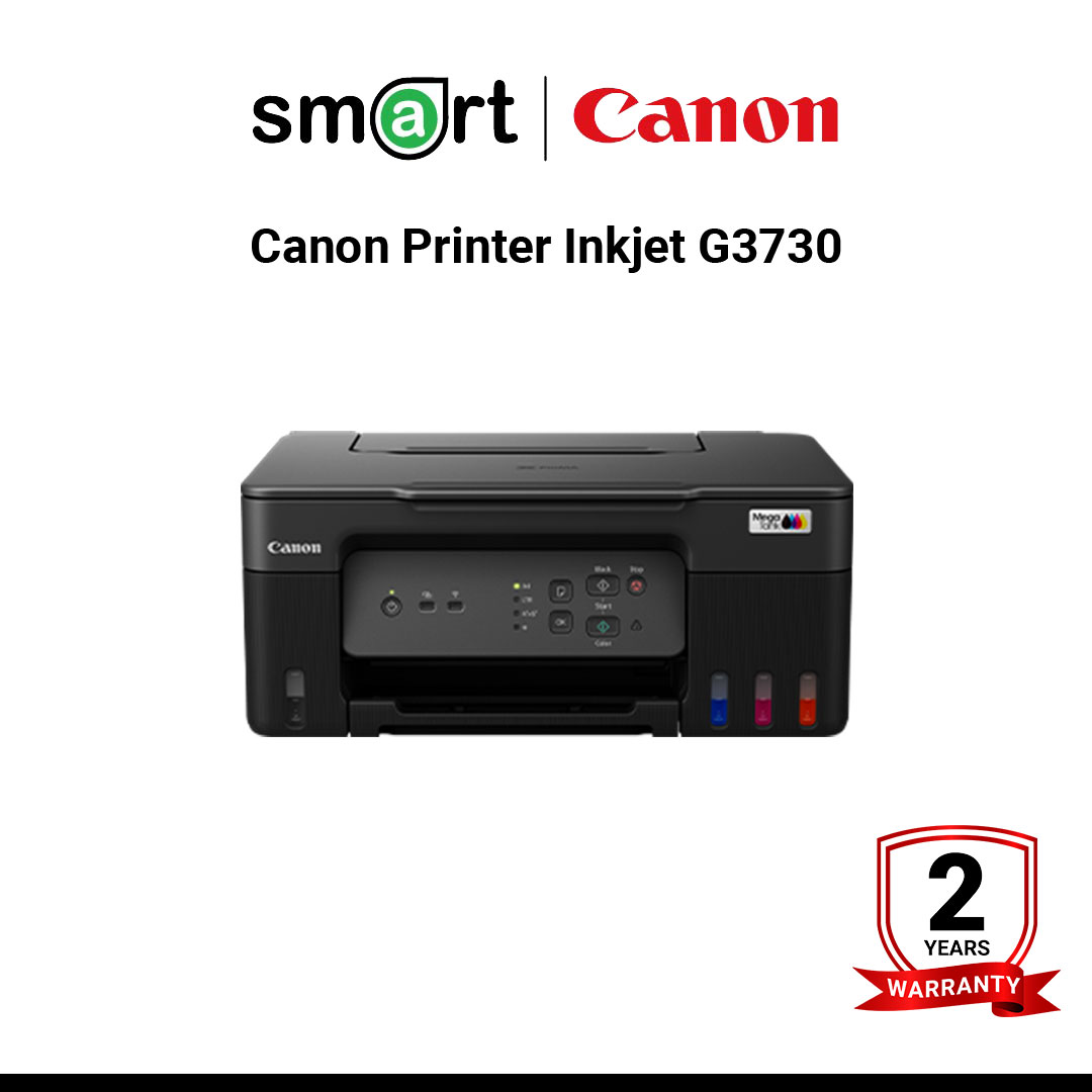 เครื่องพิมพ์อิงค์เจ็ท Canon Printer Inkjet G3730 (WiFi,Mopria,AirPrint)
