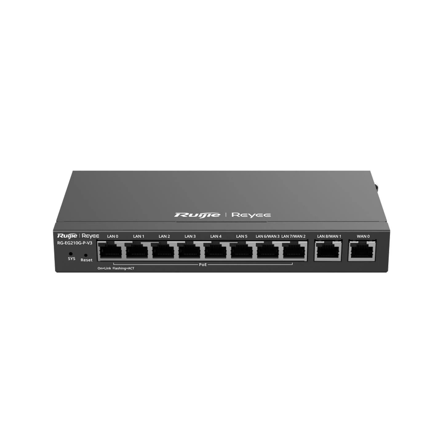 Reyee (เร้าเตอร์) รุ่น RG-EG210G-P-V3 10-Port Gigabit Cloud-Managed Gateway