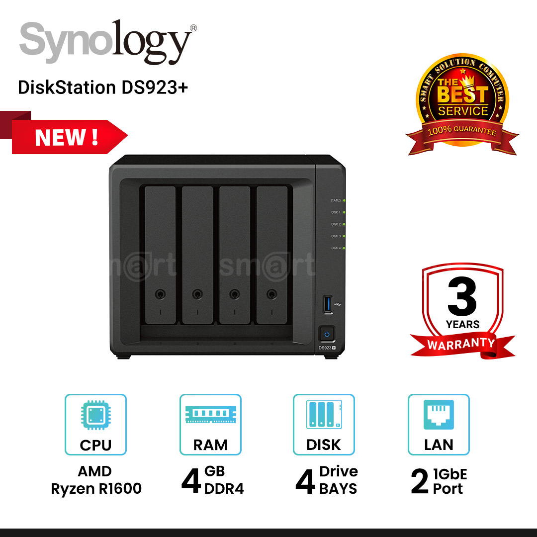 [NEW] Synology DiskStation DS923+ 4-Bay NAS